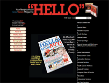 Tablet Screenshot of hellogoodbuymag.com